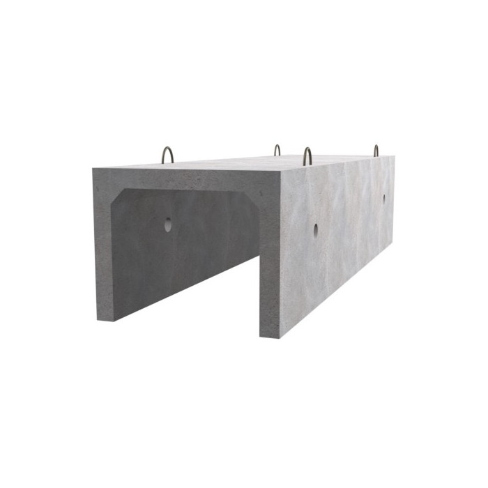 Железобетонный лоток ЛК 300.90.45-8а